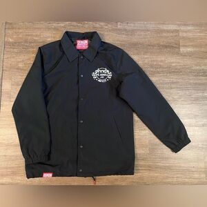 Dixxon Flannel Co Jacket Men’s L Black Snap On Button Ground Up Customs C18‎